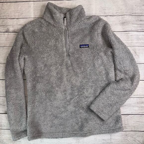 Patagonia Women's Los Gatos 1/4 Zip Fleece Pulleover Jacket  Salt Gray Sz Medium - Picture 4 of 9